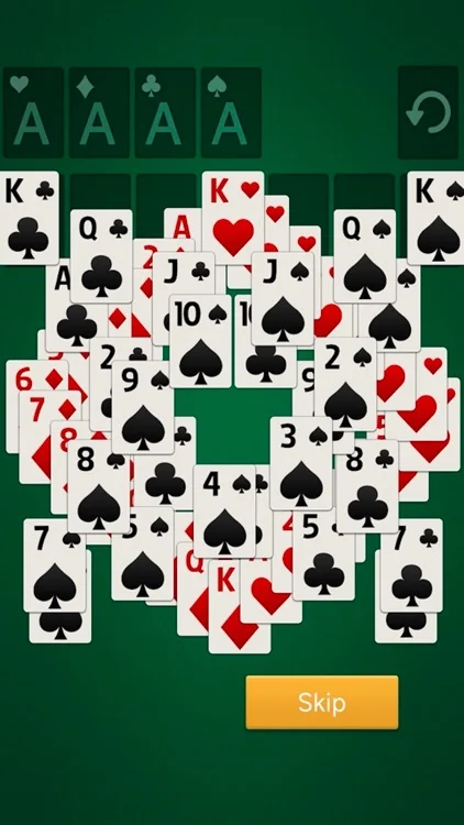 Spider solitaire full page